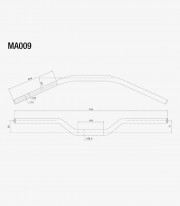 Manillar Rizoma Rojo MA009R