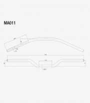 Rizoma Handlebar MA011B Black