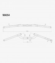 Manillar Rizoma Negro MA054B