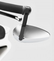 Rizoma Reverse Radial Silver Mirrors BS233Ax2