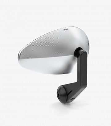 Retrovisores Rizoma Reverse Radial Plateados BS233Ax2