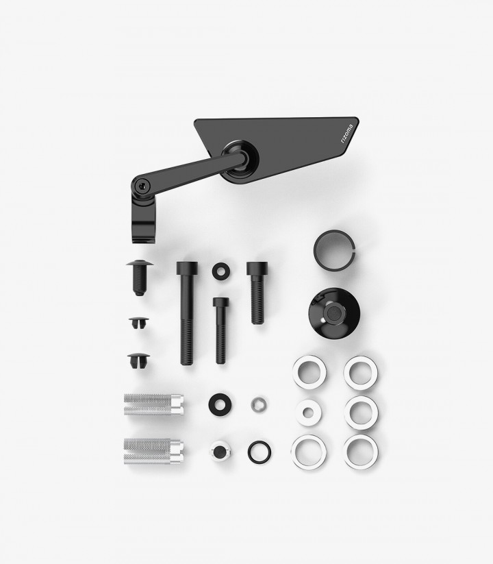 Rizoma Cut-Edge Black Mirrors BS295B+BS296B