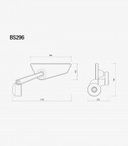 Rizoma Cut-Edge Black Mirrors BS295B+BS296B