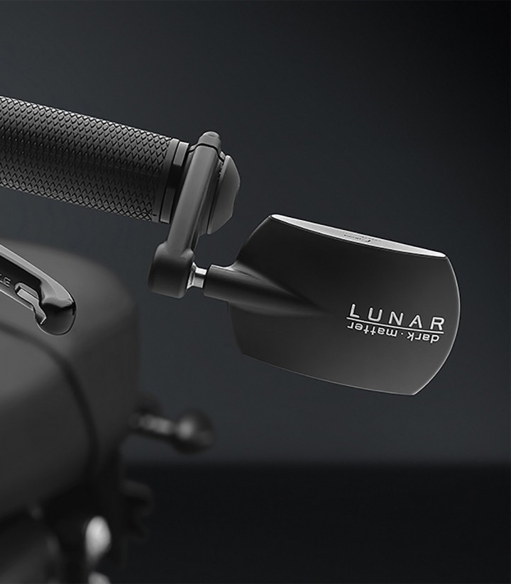 Rizoma Lunar Matt Black Mirrors BS315BMx2