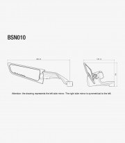 Rizoma Stealth Black Mirrors BSN010B