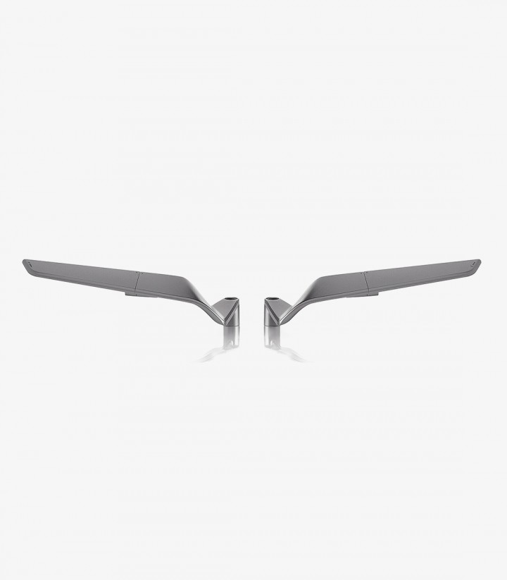 Retrovisores Rizoma Stealth Grises BSN010D