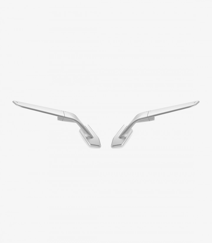 Retrovisores Rizoma Stealth Plateados BSS010A