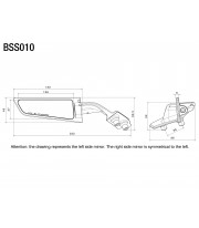 Rizoma Stealth Silver Mirrors BSS010A