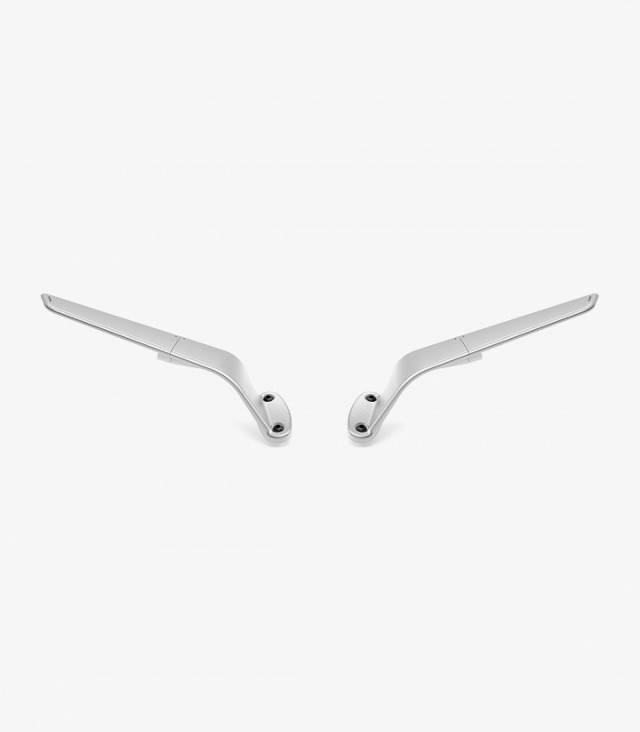 Retrovisores Rizoma Stealth Plateados BSS030A