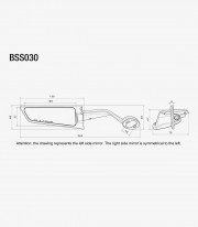 Rizoma Stealth Silver Mirrors BSS030A