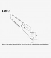 Retrovisores Rizoma Stealth Negros BSS032B