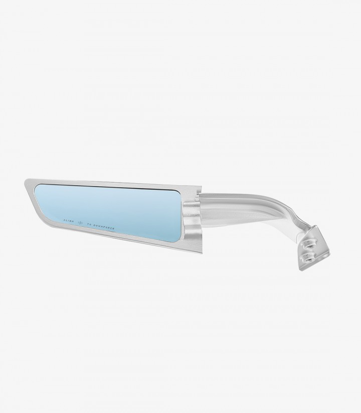 Retrovisores Rizoma Stealth Plateados BSS040A