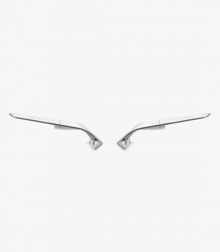 Retrovisores Rizoma Stealth Plateados BSS040A