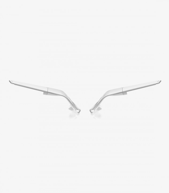 Retrovisores Rizoma Stealth Plateados BSS041A