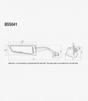 Rizoma Stealth Silver Mirrors BSS041A