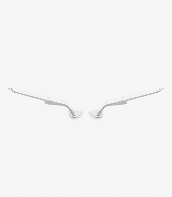 Retrovisores Rizoma Stealth Plateados BSS042A