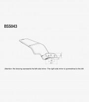 Rizoma Stealth Grey Mirrors BSS043D