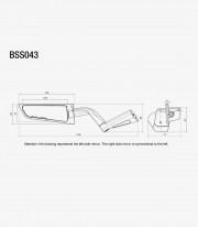 Rizoma Stealth Grey Mirrors BSS043D