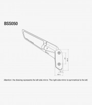 Rizoma Stealth Silver Mirrors BSS050A