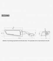 Retrovisores Rizoma Stealth Grises BSS060D