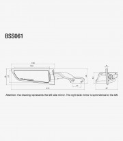 Rizoma Stealth Grey Mirrors BSS061D