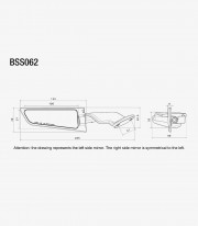 Rizoma Stealth Grey Mirrors BSS062D