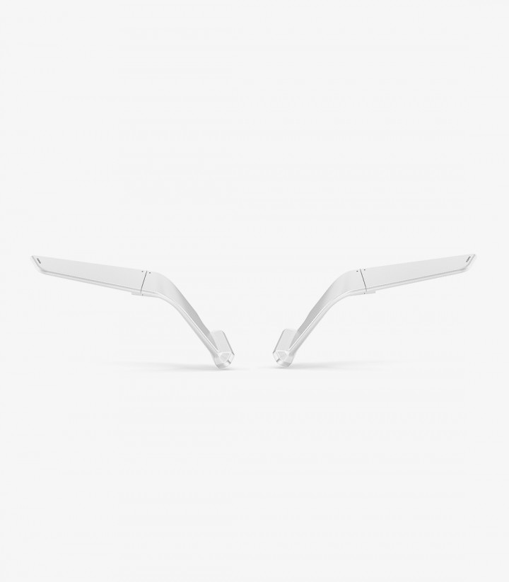 Retrovisores Rizoma Stealth Plateados BSS071A