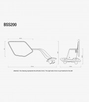 Rizoma Stealth Max Silver Mirrors BSS200A