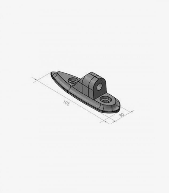 Adapter-Set Spiegel Verkleidung Puig 9586Nx2 für Yamaha YZF-R3 (15-18)