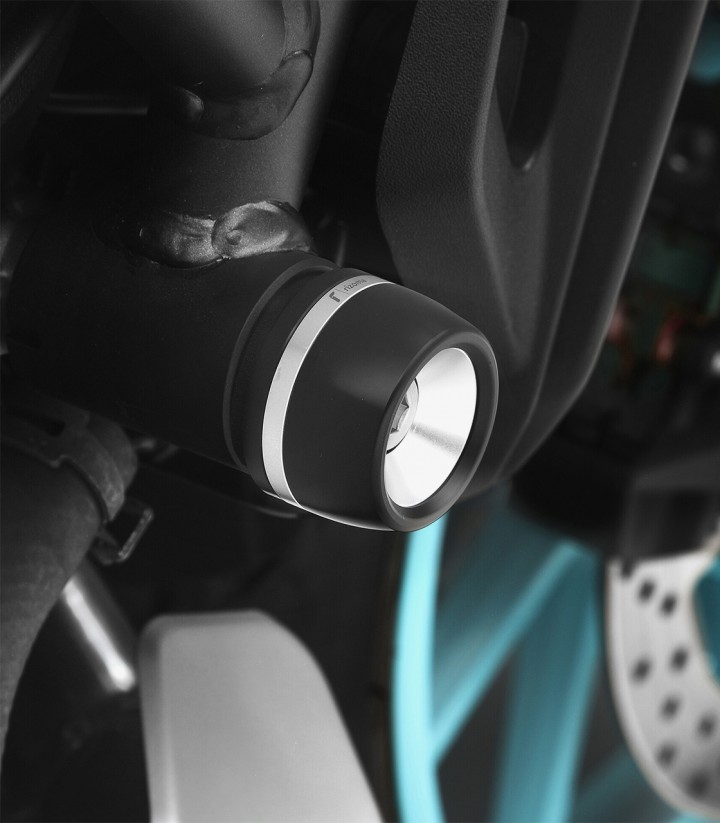 Rizoma Sturzpads Silber Yamaha MT-07 (21-26) PM224A