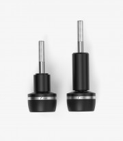 Rizoma Frame Sliders Yamaha MT-09 / SP / Y-AMT (22-25) PM225A Silver