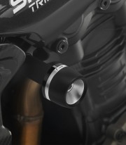 Rizoma Frame Sliders Triumph Speed Triple 1200 RR/RS/RX (21-25) PM516A Silver