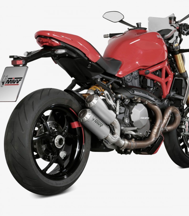 Escape MIVV MK3 Acero para Ducati Monster / 821 / 1200 / S (17-21) D.042.SM3X