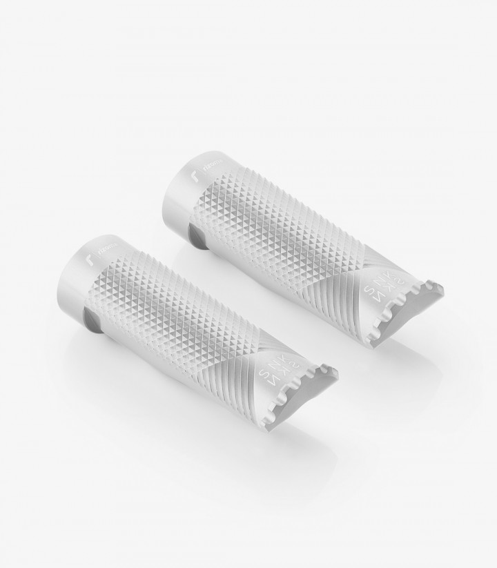 Estriberas Rizoma Snake Plateadas PE615A