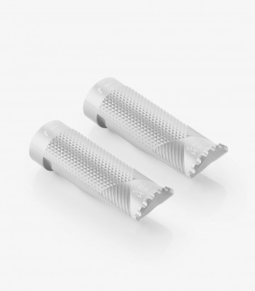 Estriberas Rizoma Snake Plateadas PE615A