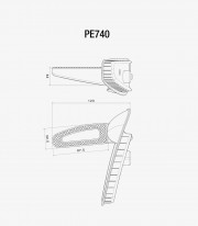 Rizoma Pasajero Footpegs PE740B Black