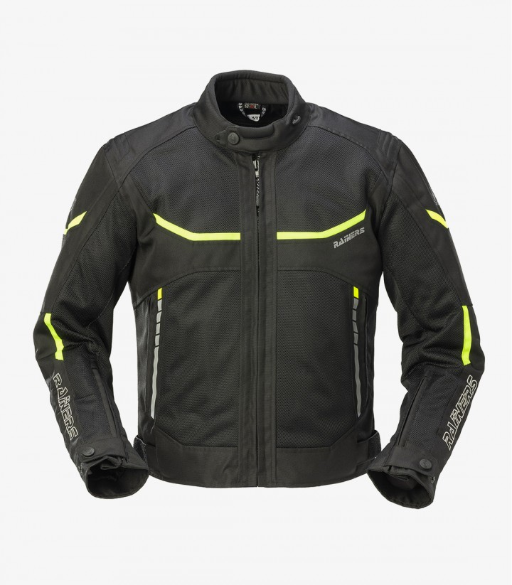 Jacke Jerez2 von Rainers (Sommer) Unisex in der Farbe Schwarz und Neon