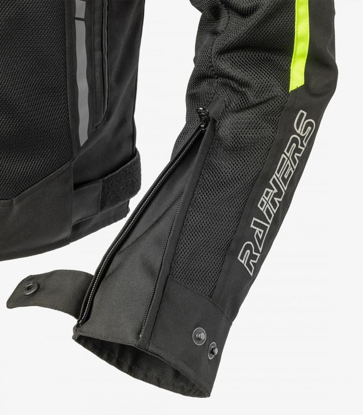 Chaqueta de Verano unisex Jerez2 color negro y fluor de Rainers