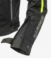 Chaqueta de Verano unisex Jerez2 color negro y fluor de Rainers