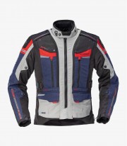 Chaqueta de Invierno unisex Trivor color azul. gris y rojo de Rainers