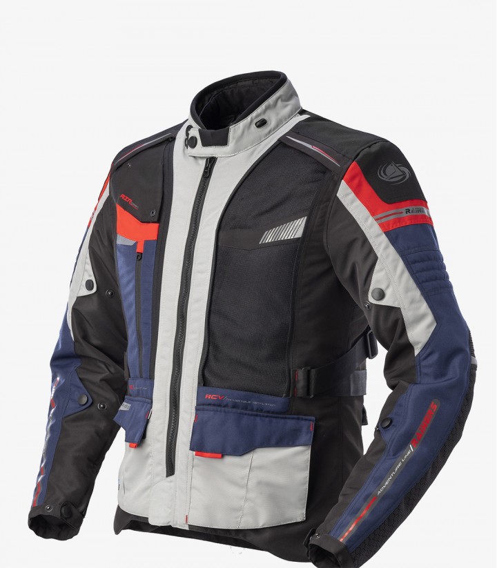 Jacke Trivor von Rainers (Winter) Unisex in der Farbe Blau, Grau und Rot
