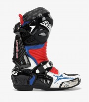 Rainers 999 GP Carbono Red, White and Blue unisex motorcycle boots