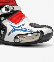 Rainers 999 GP Carbono Red, White and Blue unisex motorcycle boots