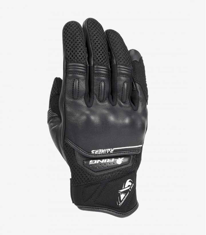 Handschuhe Rainers X-Ring für den Sommer Unisex Schwarz