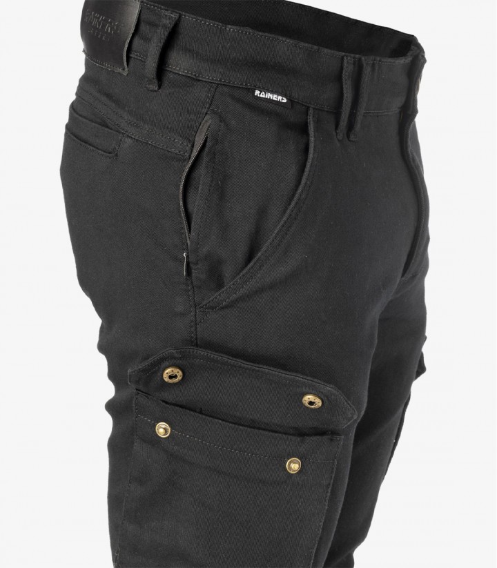 Pantalones Cargo Zack de hombre color Negro de Rainers