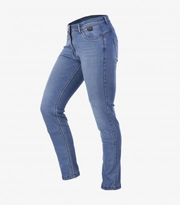 Zoey Motorcycle Jeans for Woman color Blue from Rainers