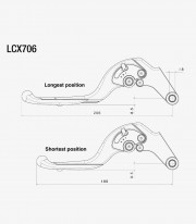 Rizoma Adjustable Plus Clutch Lever BMW S 1000 XR (15-19) Black LCX706B