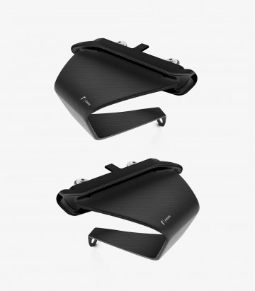 Alerones Laterales Rizoma en Negro y Carbono Ducati Monster 937 / + (21-25) ZDM152BK