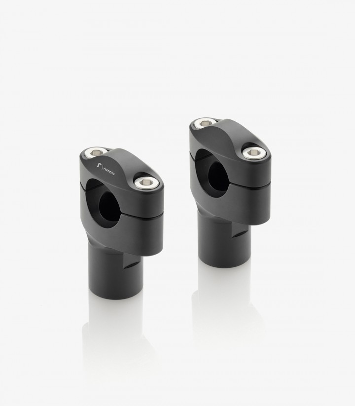 Torretas Rizoma en Negro Varios modelos de BMW, Ducati, Honda, Husqvarna, KTM, Kawasaki, MV Agusta, Moto Guzzi, Triumph y Yamaha