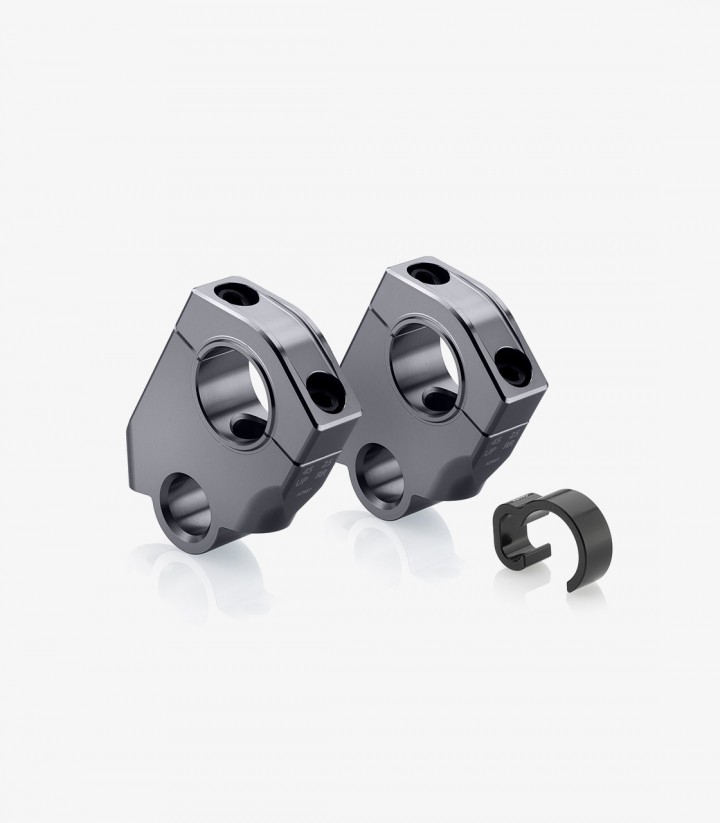 Torretas Rizoma en Gris BMW R 1200/1250 GS, GS Adventure (13-24) AZ451D